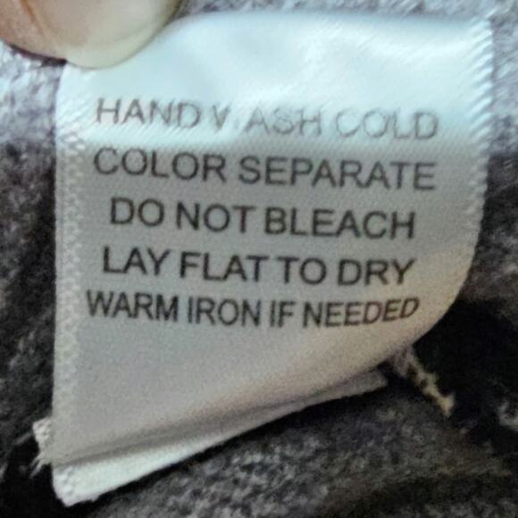 Pink Lily Crop Sweater Women's Size L Striped Ribbed Trendy Earthy Casual - Picture 5 of 5